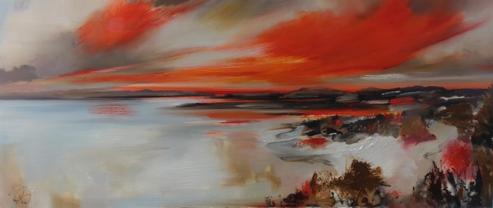 'Mid Summer Sunset' by artist Rosanne Barr